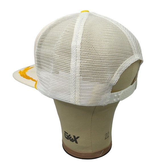 USS Alabama BB 60 Mesh Snapback Cap White Gold Leaves Foam Hat Scrambled Eggs - Picture 12 of 15